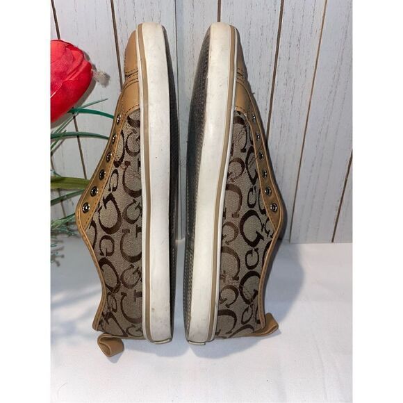 GUESS Brown/Tan Trainers Size 6 - Picture 5 of 10